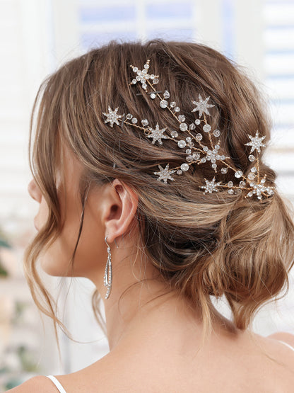 Liga Bonita com Headpieces de Strass