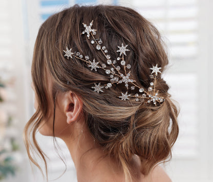 Liga Bonita com Headpieces de Strass